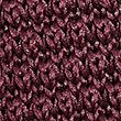 Skinny Square End Knitted Tie - burgundy