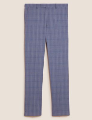 Tailored Fit Check Trousers