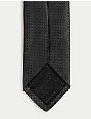 Узкий галстук с геометрическим рисунком