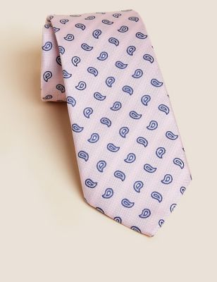 Slim Printed Paisley Tie