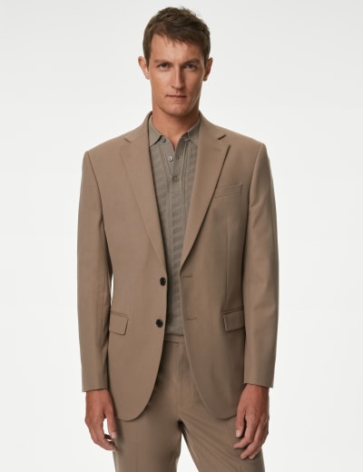 Beige suit hotsell jacket mens