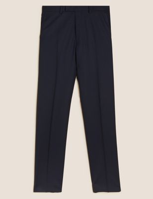 Regular Fit Pure Wool Trousers
