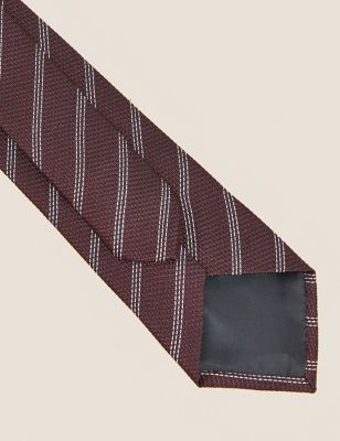 2 Pack Slim Textured Printed Ties
