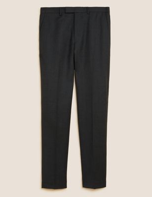 Regular Fit Pure Wool Trousers