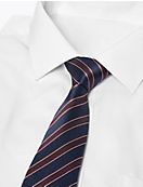 Набор узких галстуков в полоску и с геометрическим принтом (2 шт.)