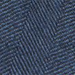 Regular Fit Pure British Wool Herringbone Trousers - navy