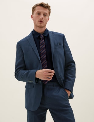 marks and spencer mens linen jackets