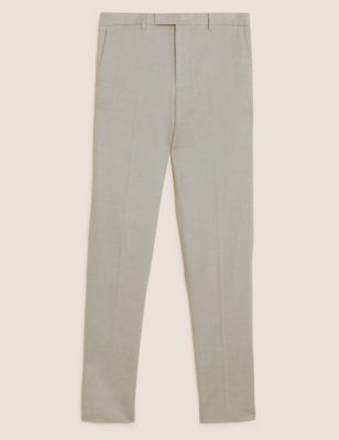 Slim Fit Linen Miracle™ Trousers