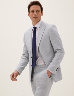 Big & Tall Tailored Fit Italian Linen Miracle™ Jacket