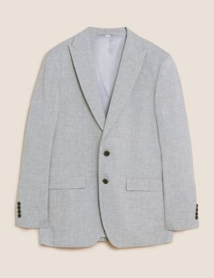 Big & Tall Tailored Fit Italian Linen Miracle™ Jacket