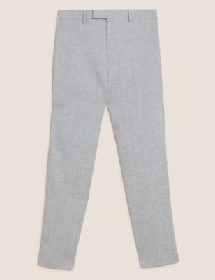 Slim Fit Italian Linen Miracle™ Trousers