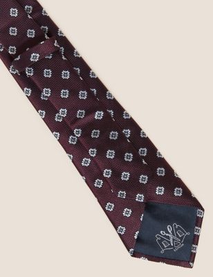 Luxury Silk Foulard Tie