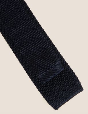 Polka Dot Pure Silk Knitted Tie