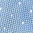 Woven Pure Silk Tie & Pocket Square Set - blue