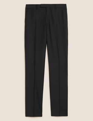 Tailored Fit Wool Rich Trousers