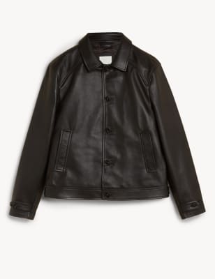 m and s mens leather jackets