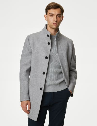 Marks and spencer mens coats 2025