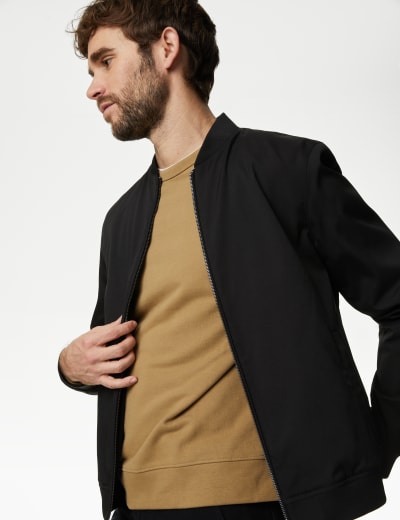 Quilted harrington jacket ted baker top