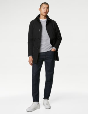 m and s mens trench coat