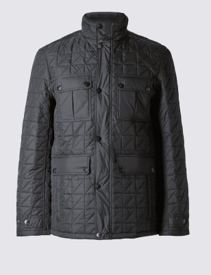 

Стёганая куртка Stormwear™ с высоким воротником, Черный