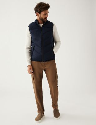 Feather and Down Padded Gilet