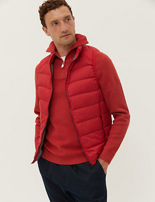 M&S BLUE HARBOUR Bomber Jacket with Stormwear Technology