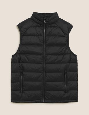 Outdoor Bodywarmer Waistcoat Warmth Vest with Pockets Full Zip Hooded Coat Jacket Men’s Sleeveless Gilets for Mens Chiristmas New Year Gift for Father Men 