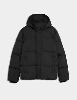Feather and Down Puffer Jacket