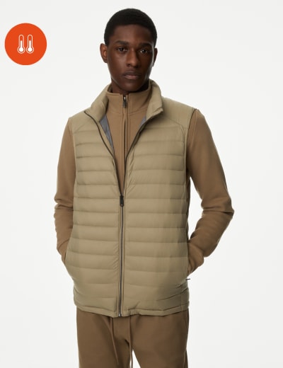 Lightweight down & feather gilet 2025