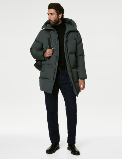 Mens parka coats marks and spencer discount