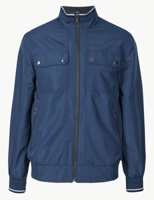 Куртка-бомбер мужская с карманами и технологией Stormwear™