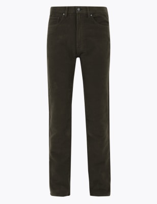 red moleskin trousers