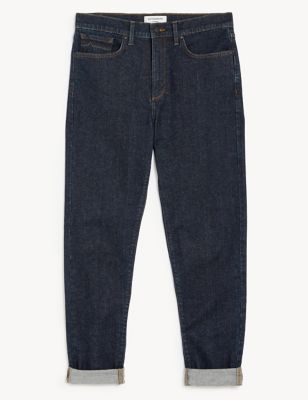 Tapered Fit Recycled Cotton Rich Jeans