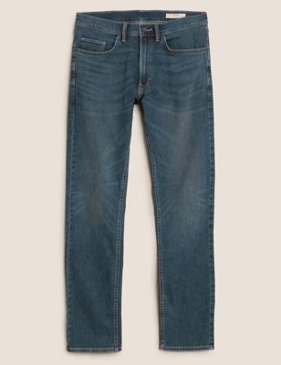 Shorter Length Slim Fit Cotton Rich Jeans