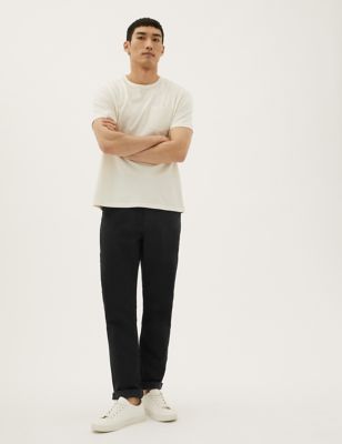 Loose Fit Stretch Utility Trousers