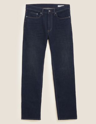 Organic Cotton Straight Fit Stretch Jeans