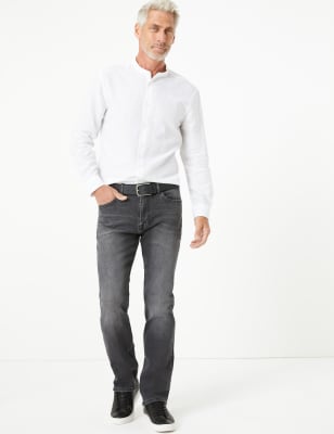 m&s mens grey jeans