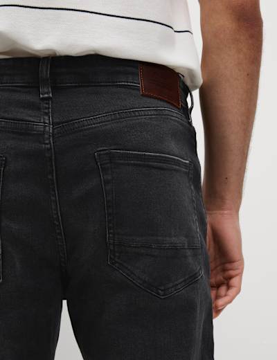 Regular Fit Jersey Cuffed Jogger Jeans M S Collection M S