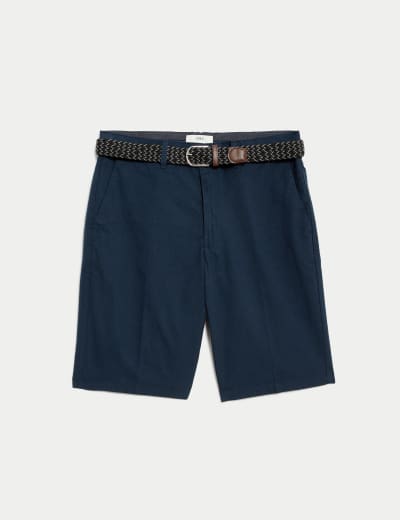 Mens smart checked shorts outlet