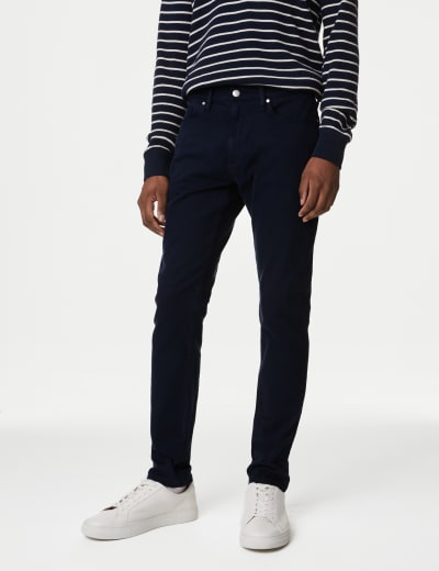 Marks and spencer mens skinny jeans hot sale