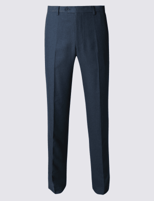 

Зауженные брюки без защипов с технологиями Crease resistant и Buttonsafe™ и регулируемым поясом