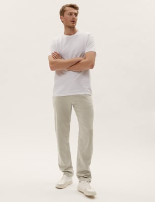 h and m mens linen trousers