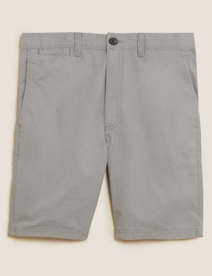 Pure Cotton Half Elasticated Chino Shorts