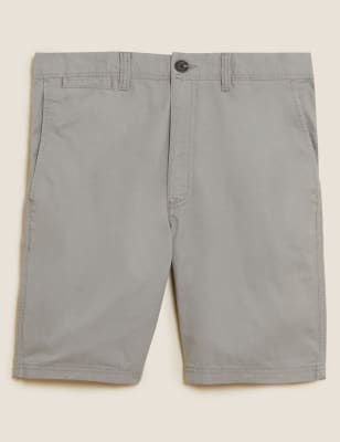 elasticated chino shorts