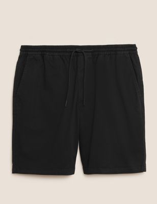 Cotton Rich Elasticated Waist Shorts