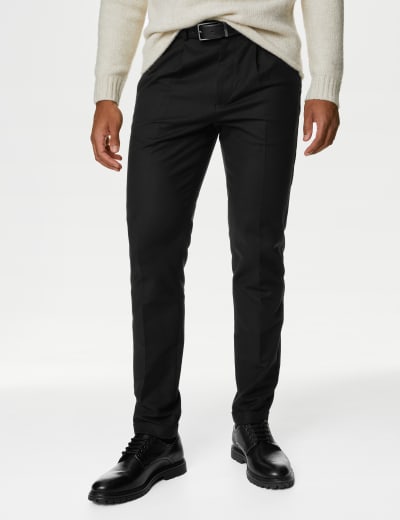 Regular Fit Trouser with Active Waist, M&S Collection