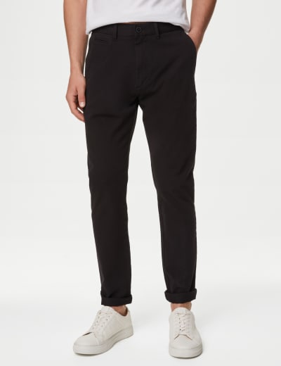 Regular Fit Stretch Tuxedo Trousers, M&S Collection