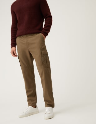 Men's Cotton Trousers | M\u0026S
