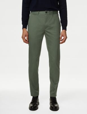 Slim Fit Stretch Chinos, M&S Collection