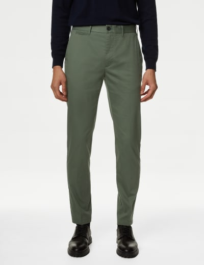 Slim Fit Super Lightweight Chinos M S Collection M S